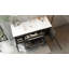Ensemble de meuble-lavabo simple à fixation murale de 48 po pour la salle de bain avec comptoir en marbre synthétique Silhouette-870317904