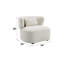 Chaise d'appoint rembourrée avec coussin Faisa