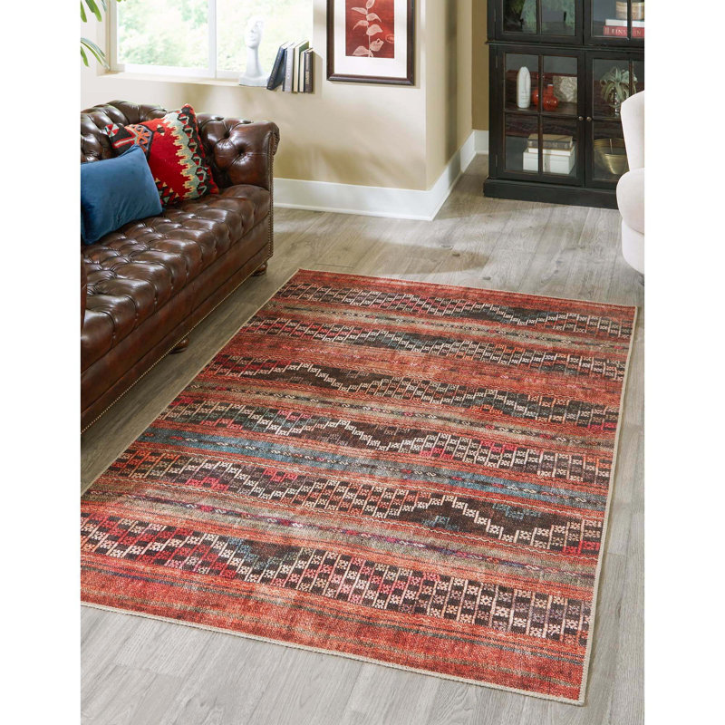 Chenille Geometric Indoor Rug, Rectangle 8'4" x 12'