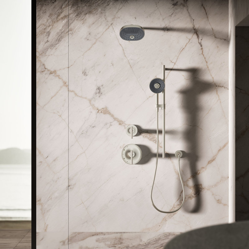 Statement 1.75 GPM Round Multifunction Handshower With Katalyst Air-Induction Technology, Matte Black