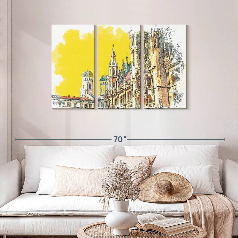Munich Lilie, 28" H x 45" W