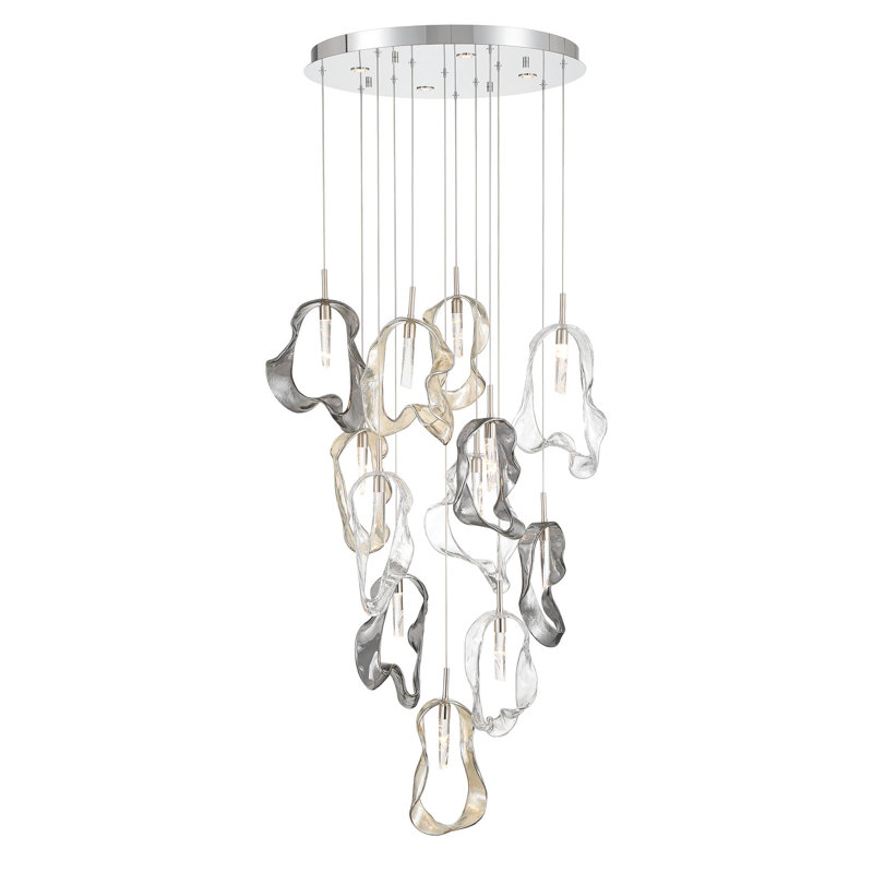 Lustre 12 "24" Norah, Nickel poli