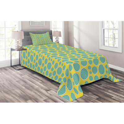 Melon Coastal Coverlet