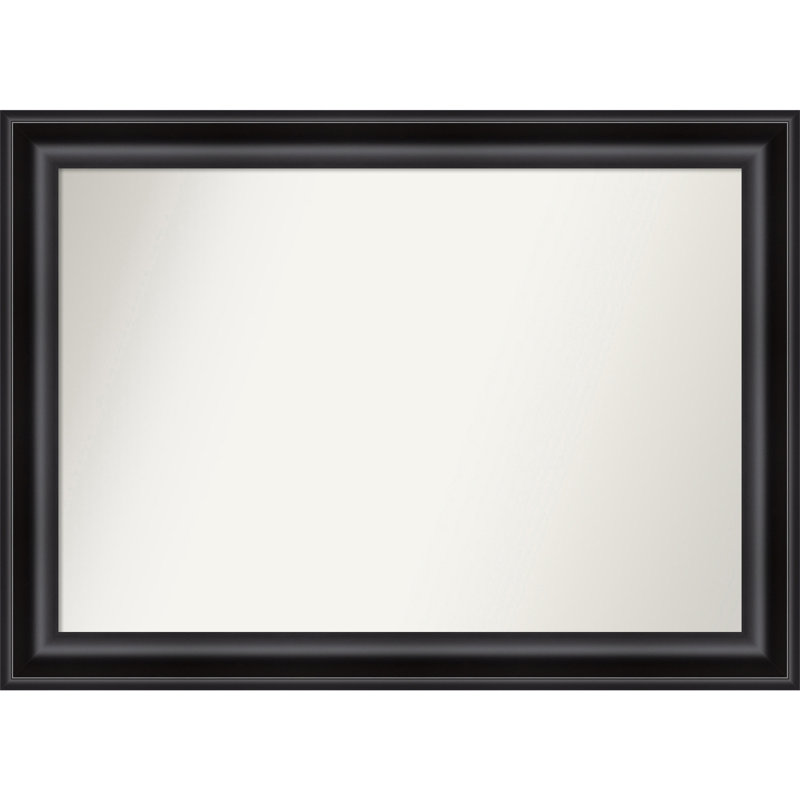 Miroir d'appoint mural en plastique Churchton, 31,75 po x 43,75 po