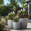Ensemble de pots à fleurs en béton 3 pièces Keyondria-1927031375
