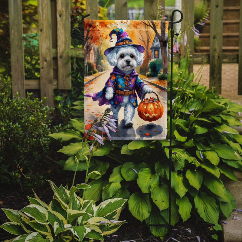 Drapeau du jardin Mastiff, Bichon frisé