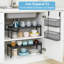 Ensemble de 2 tablettes extensibles et empilables