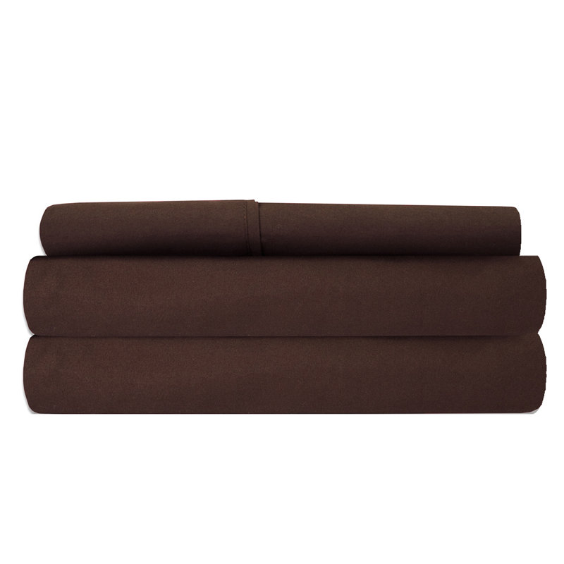 Microfiber Sheet Set, Chocolate