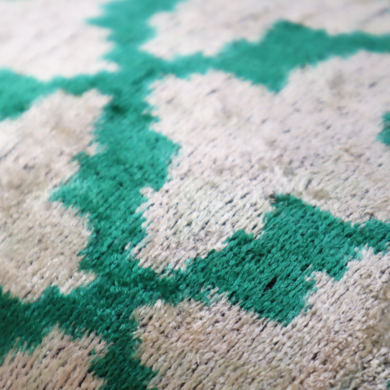 Geometric Throw Pillow, Green