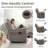 Hawn 33.5'' Wide Modern and Super Soft Swivel and Rocker Manual Recliner Chair-263061053
