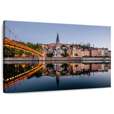 Lyon By Saone River