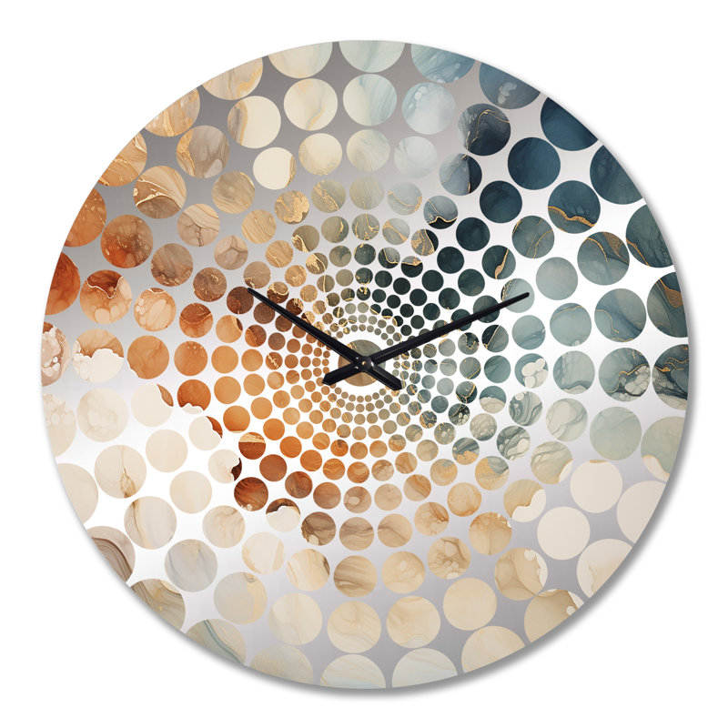 Anelma - Horloge murale formes abstraites, Très grand