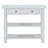Minimalist Console Table with Drawer and Two Sturdy Shelves,-420974749