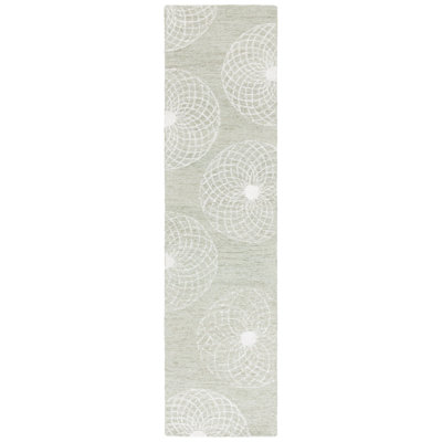 Ebony Hand Tufted Performance Geometric Rug