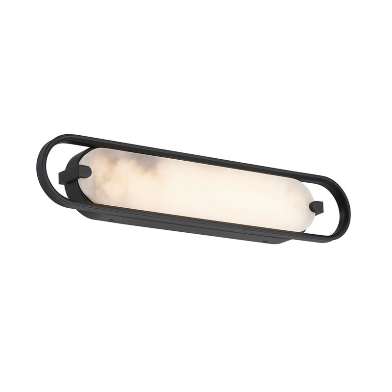 Noga, Vanity , 24", Alabaster, Matte Black
