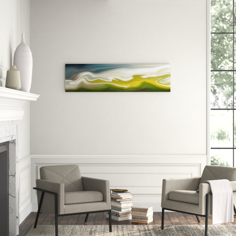 Subtle Flow IV Print by Mari Urasawa, 16" H x 60" W x 1.5" D, Plexi