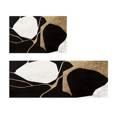 Ensemble de tapis de cuisine 2 pièces