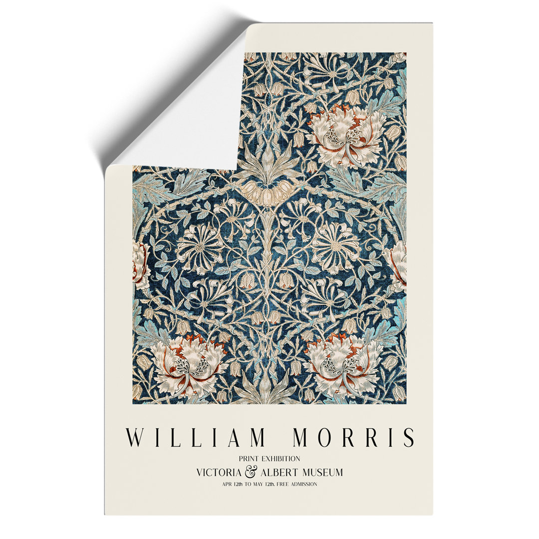 Honeysuckle Print by William Morris - Frameless Print