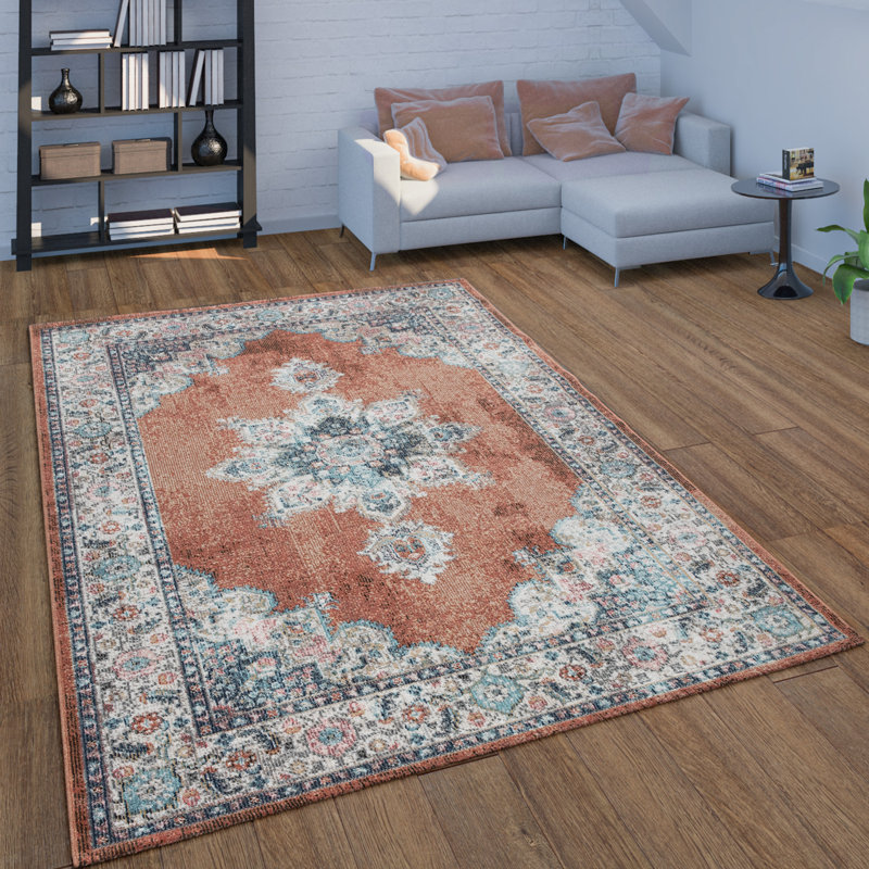 Codey-Jay Oriental Indoor Rug, Rectangle 3'11" x 5'7"