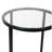 Hampstead Collection End Table - Modern Laminate Accent Table with Crisscross Frame-850828329-850828338
