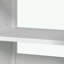 Meuble-lavabo de salle de bain avec lavabo en céramique, tablette réglable et plateau basculant-777970451