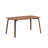 Ginny Walnut Finish Dining Table-2019070129