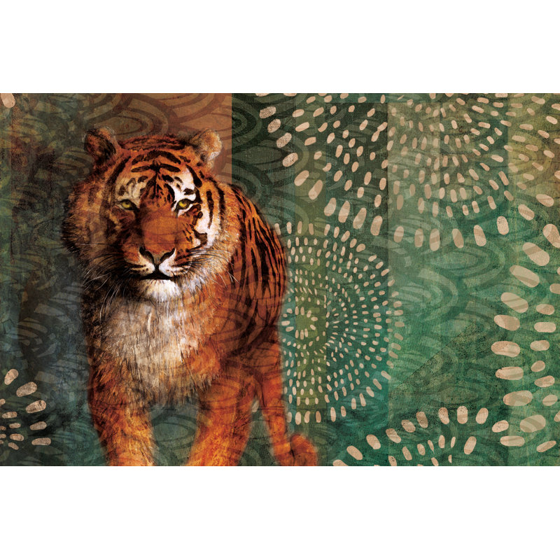 Sparkle Tiger 1 - Wrapped Canvas Art Prints, 30cm H x 46cm W x 3.8cm D