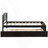 Twin Size Platform Bed With Trundle-1520131566