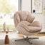 Fauteuil d'appoint pivotant en chenille