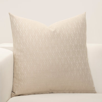 Star Attraction Metallic Geometric Throw Pillow