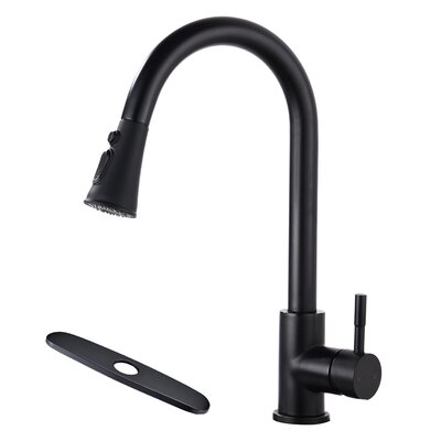 Single Handle Kitchen Faucet -  MAXWELL, MW21BBLL411MB