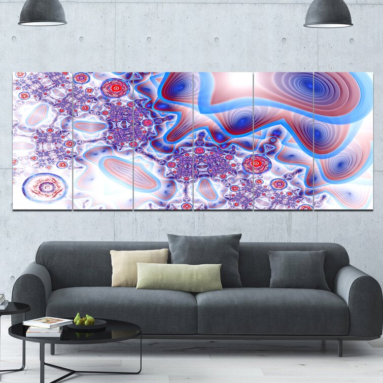 'Beautiful Extraterrestrial Life Cells'  6 Piece Graphic Art Print Set on Canvas