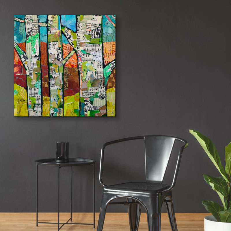 «Fall Trees 1» par St. Hilaire Elizabeth, H 36 po x l 36 po x P 0,2 po