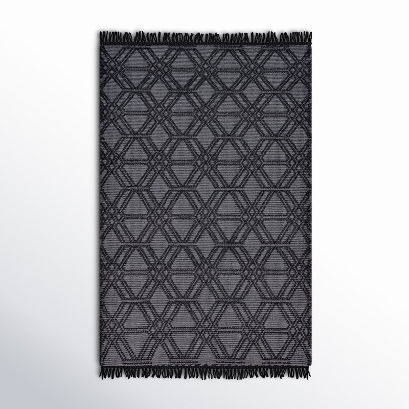 Jurica Geometric Indoor Rug, Rectangle 5' x 7'6"