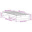 Bed Frame With Carry Handles Solid Pine Wood-297191168-297191193