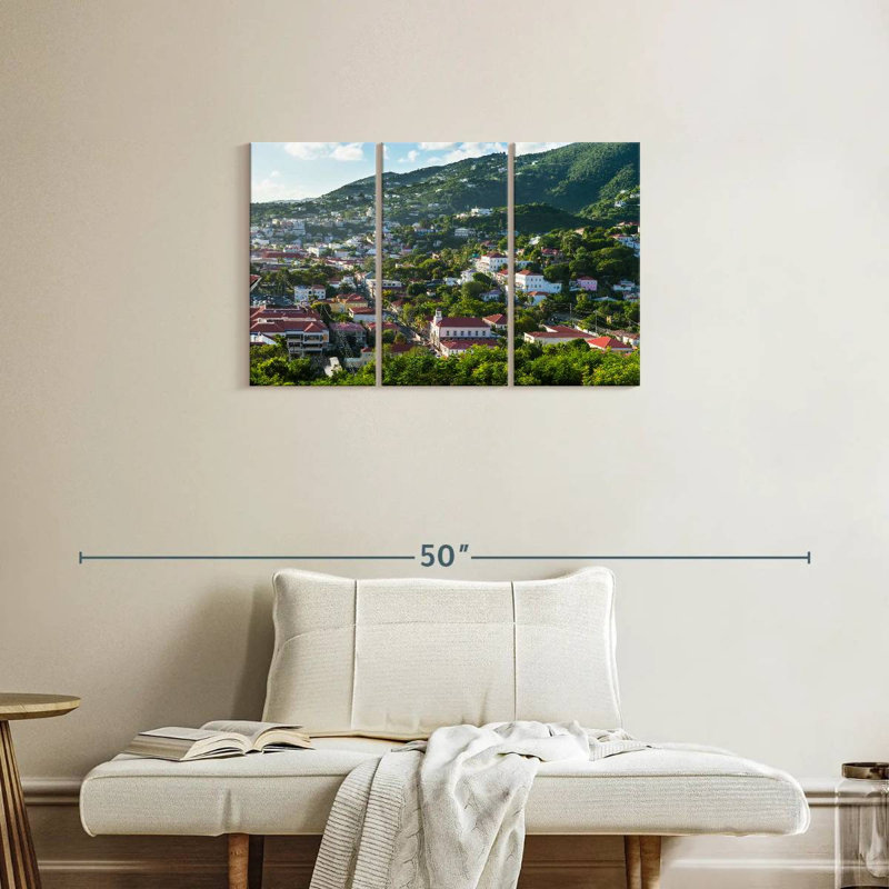 Paysage urbain Charlotte, H 20 po x l 33 po