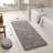 58 x 24 Chenille Bath Runner with Non-Slip Backing - Absorbent High-Pile Chenille Memory Foam-26812001