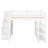 Loft Bed With Shelves, Storage Staircase, Small Wardrobe And White LED Light-1025593309