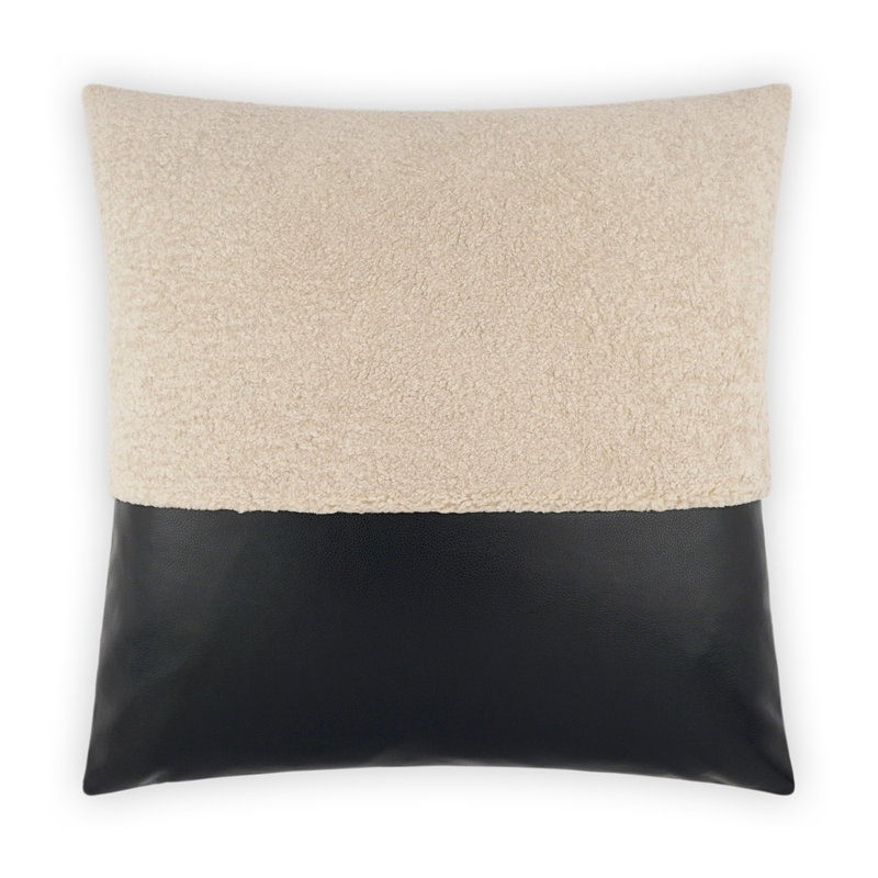 Velu Pillow Cover & Insert, Fawn, Square 24"