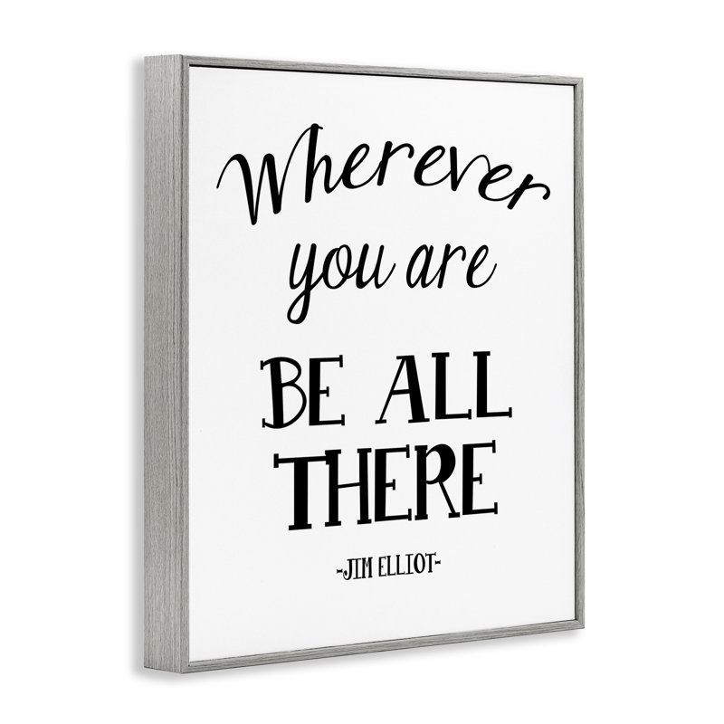 Be All There Sentiment, estampe numérique encadrée par Ashley Calhoun bh-877, Estampe numérique Farmhouse, H 14 po x l 11 po