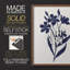 Indigo Botanical Study II, reproduction encadrée - bois massif-2134865280-2134865287