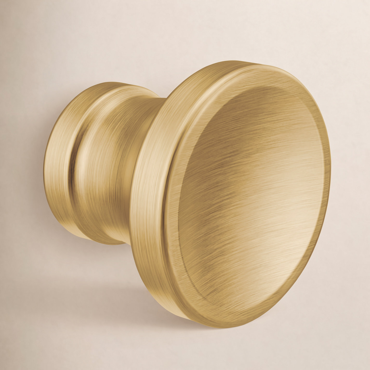 Colinet 1" Round Cabinet Knob, Brushed Gold