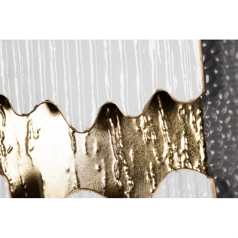 Abstract Wall Decor on Metal