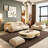 Traditional Chinese style straight row sofa set