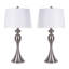 Ensemble de lampes de table en métal 27 po avec abat-jour empire en lin Kateryn-1847909363-1847909360