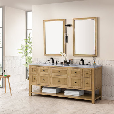 Breckenridge 72'' Double Bathroom Vanity with Top