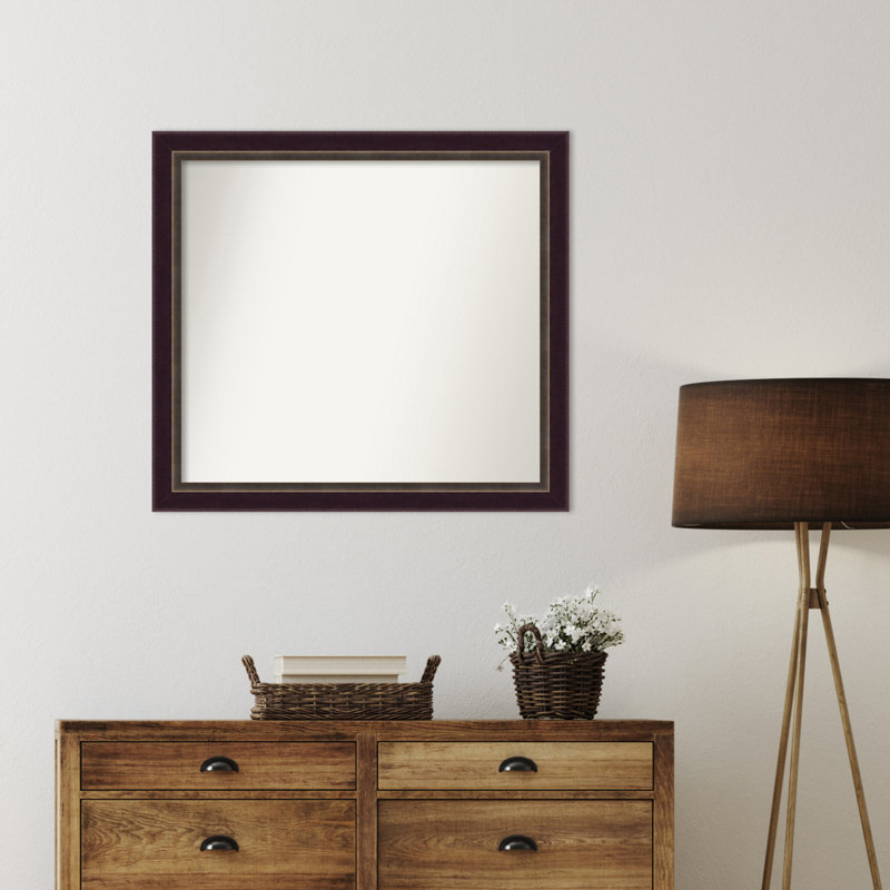 Roree Solid Wood Wall Mirror, 31.25" x 34.25"