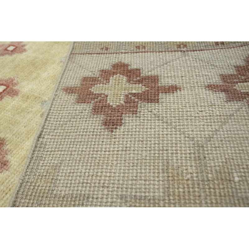 Tapis oriental multicolore en laine noué à la main 8 x 10 