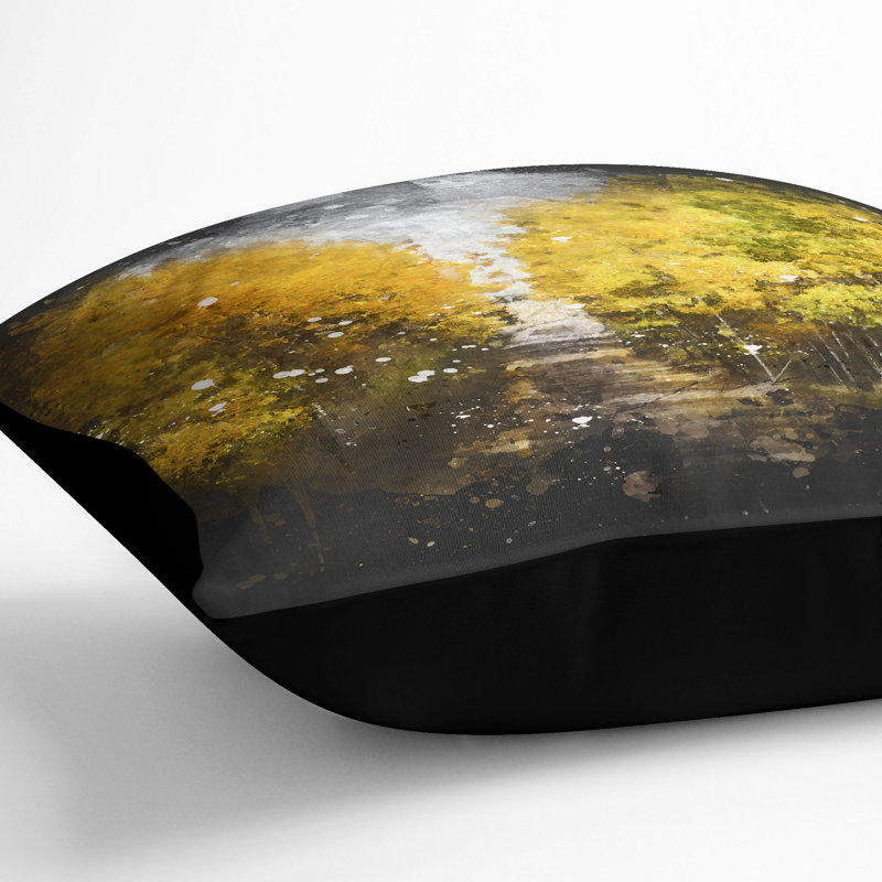 Square Cushion, Black, 40cm H x 40cm W x 15cm D