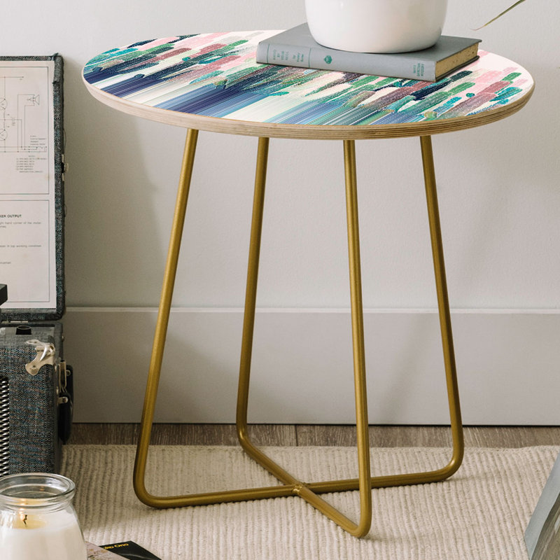 Table de bout Dore Abolina